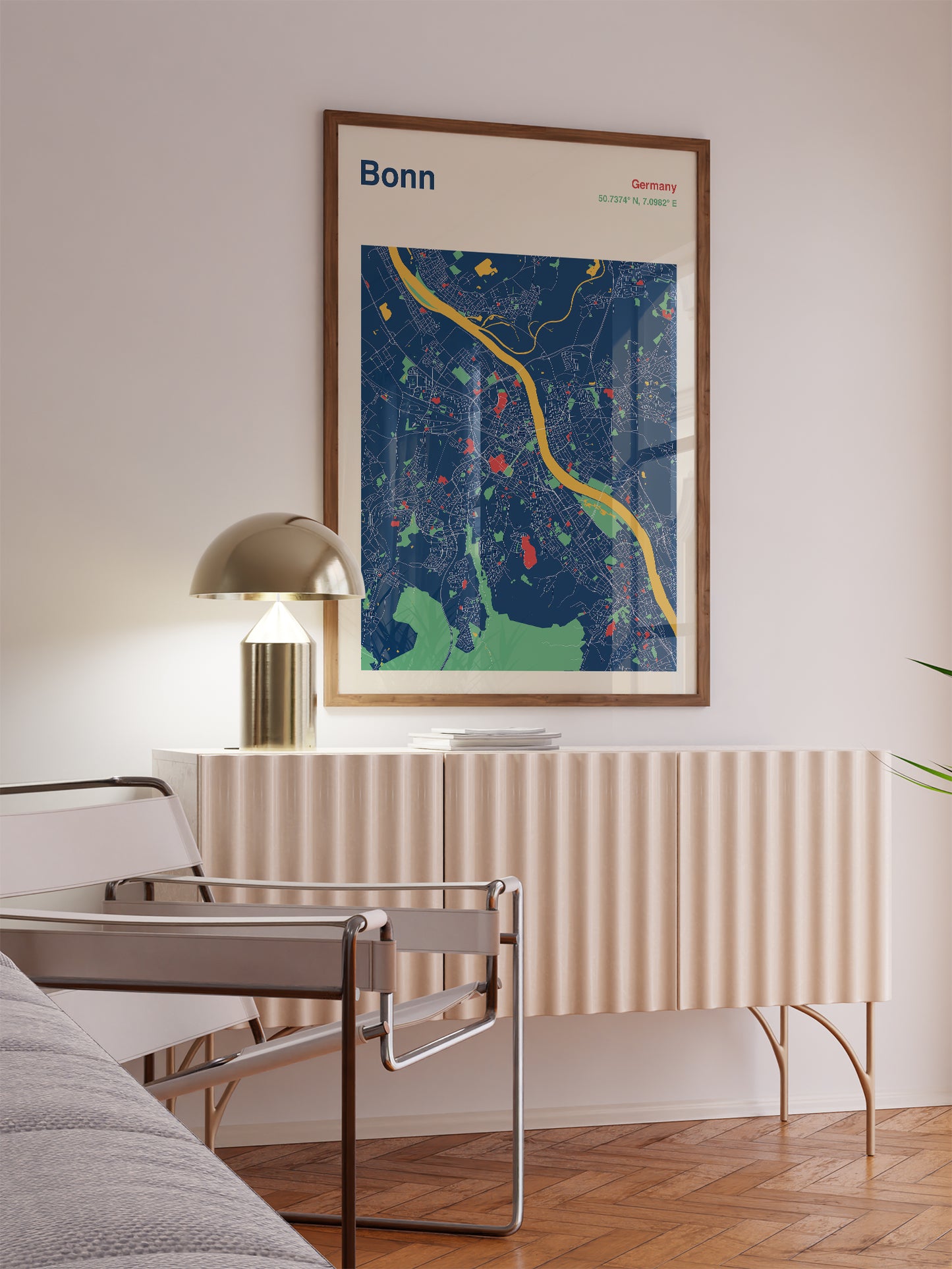 Bonn Map Print