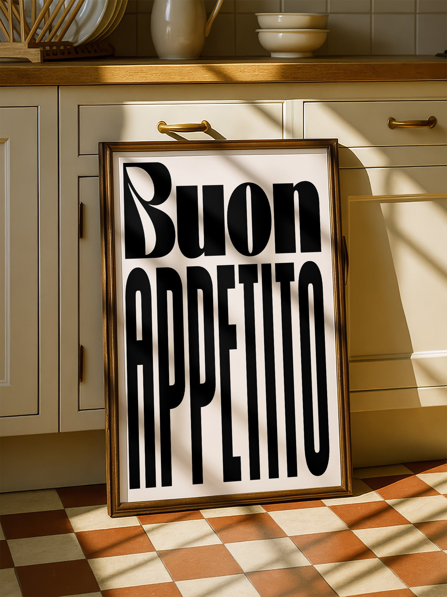 Buon Appetito Typography Poster