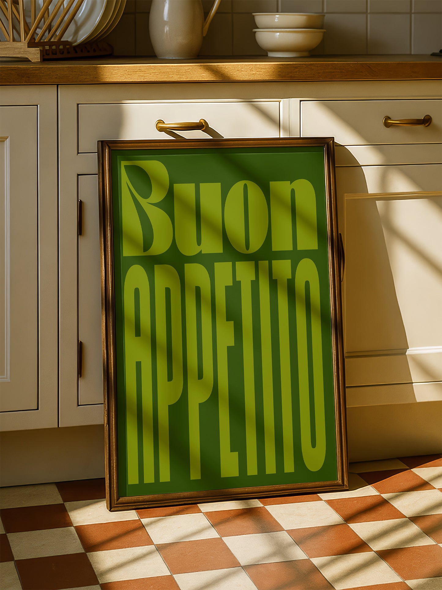 Buon Appetito Typography Poster