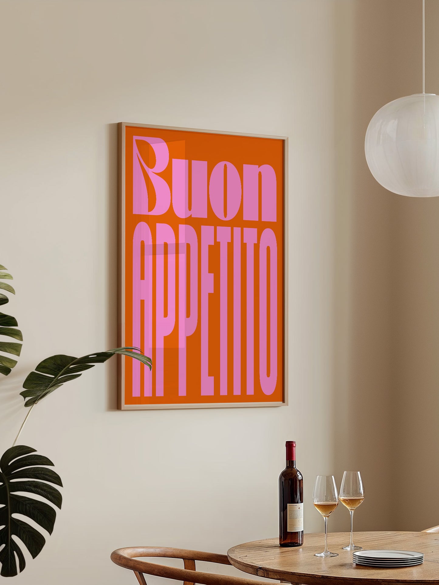 Buon Appetito Typography Print