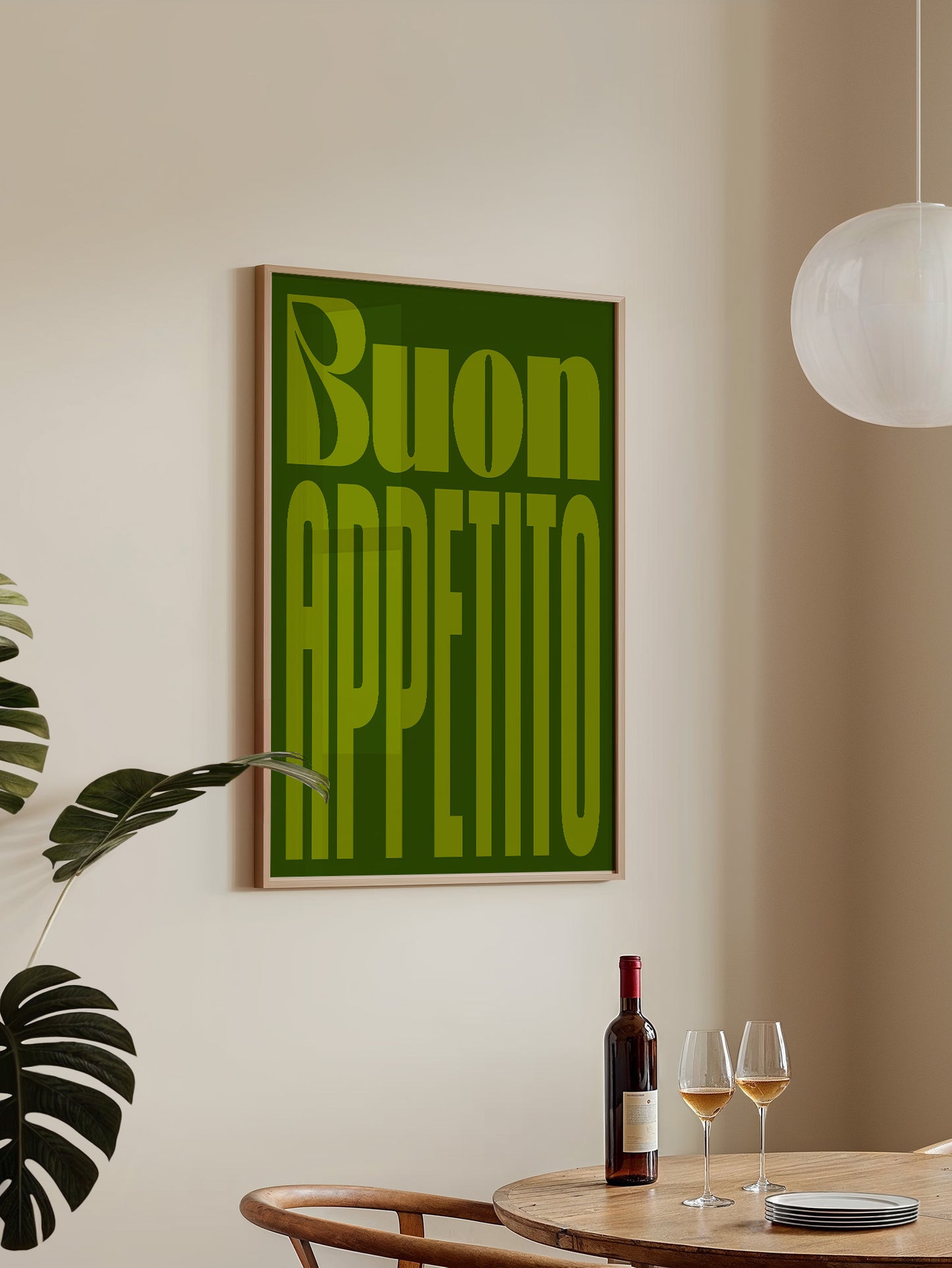 Buon Appetito Typography Poster