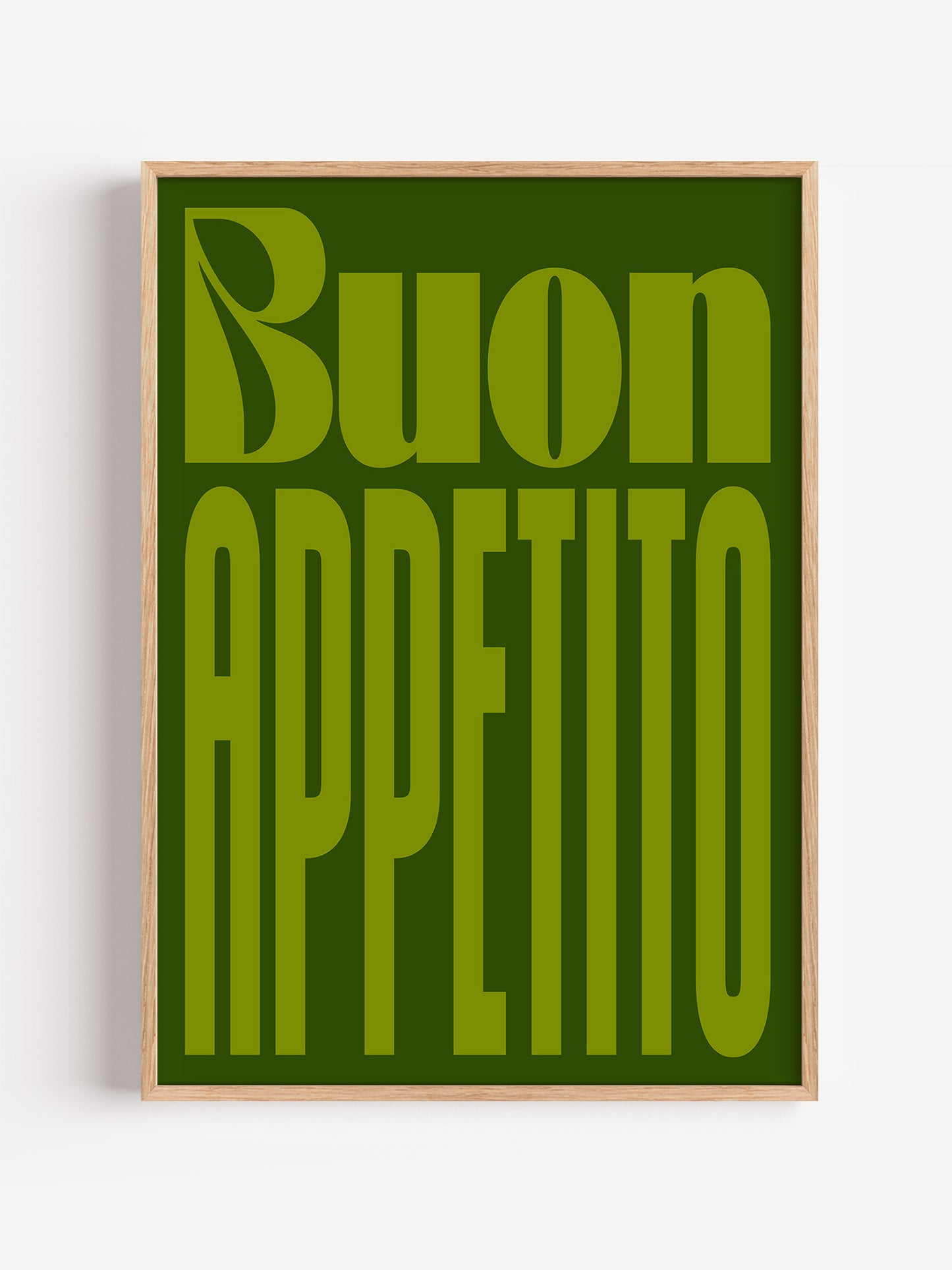 Buon Appetito Typography Poster