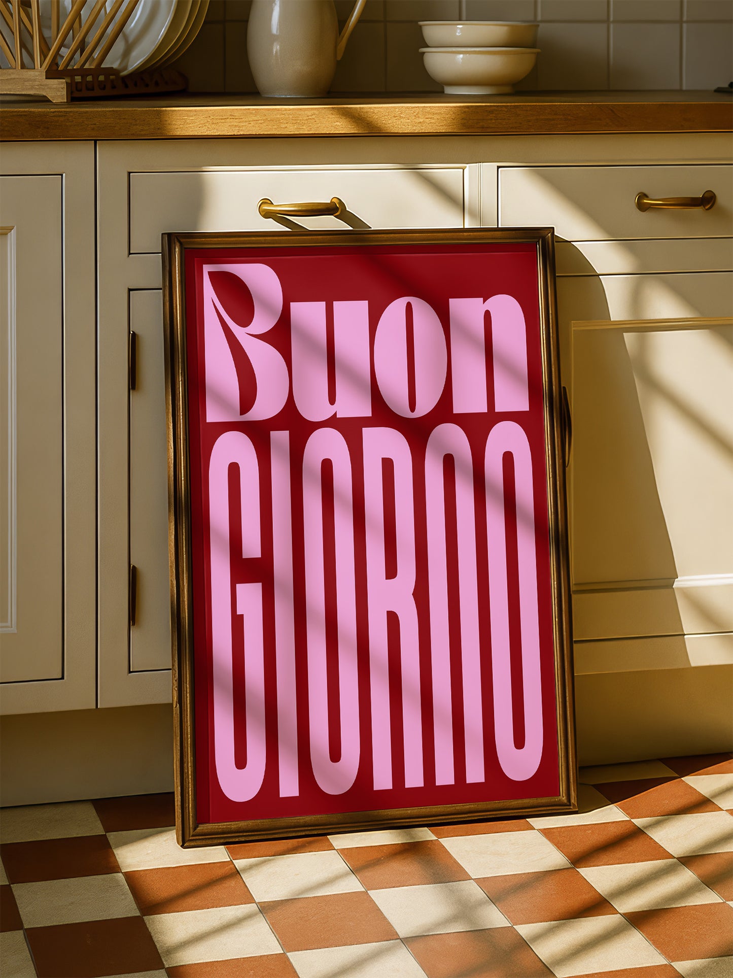 Buongiorno Typography Poster