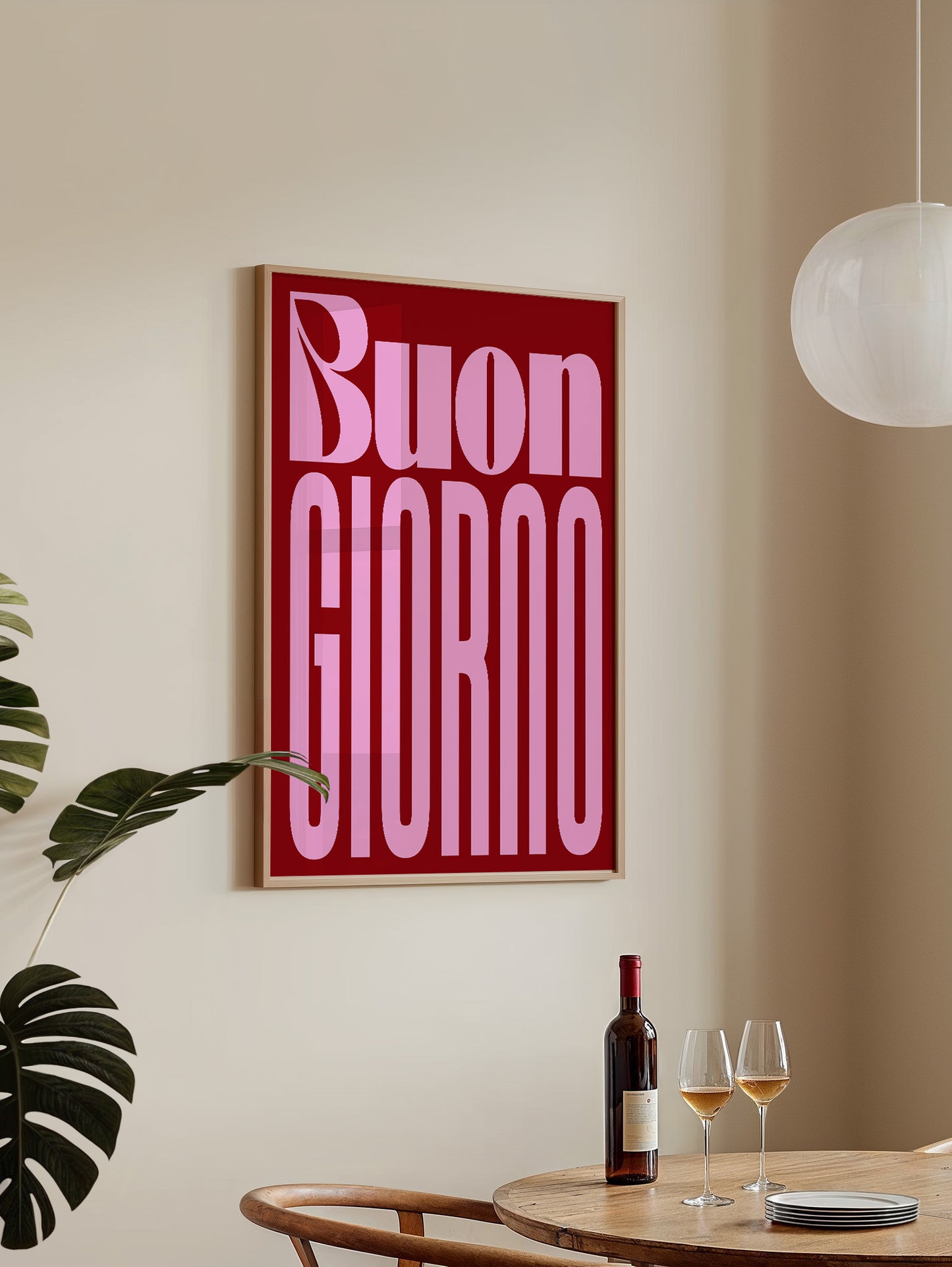 Buongiorno Typography Poster