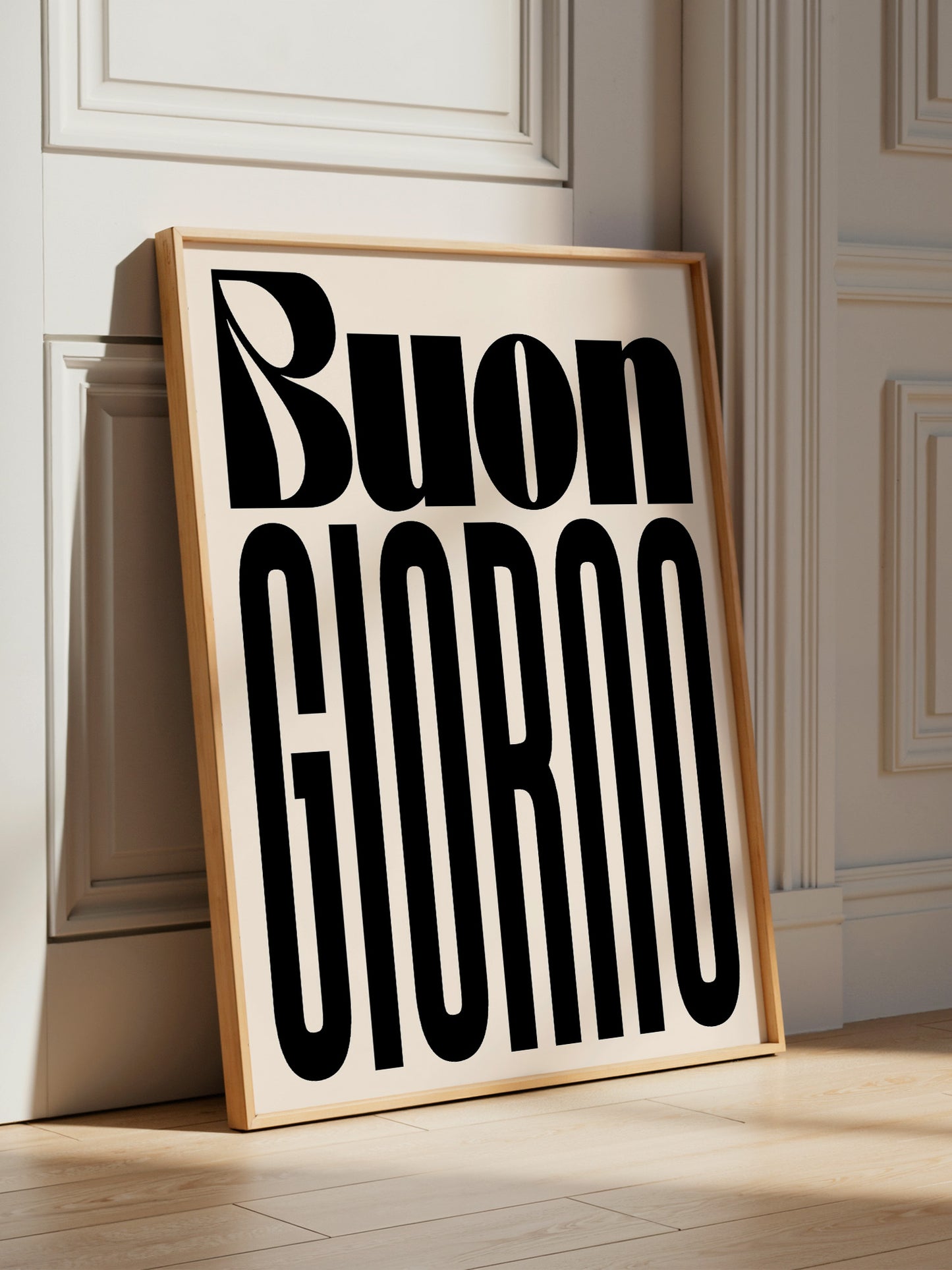 Buongiorno Typography Print