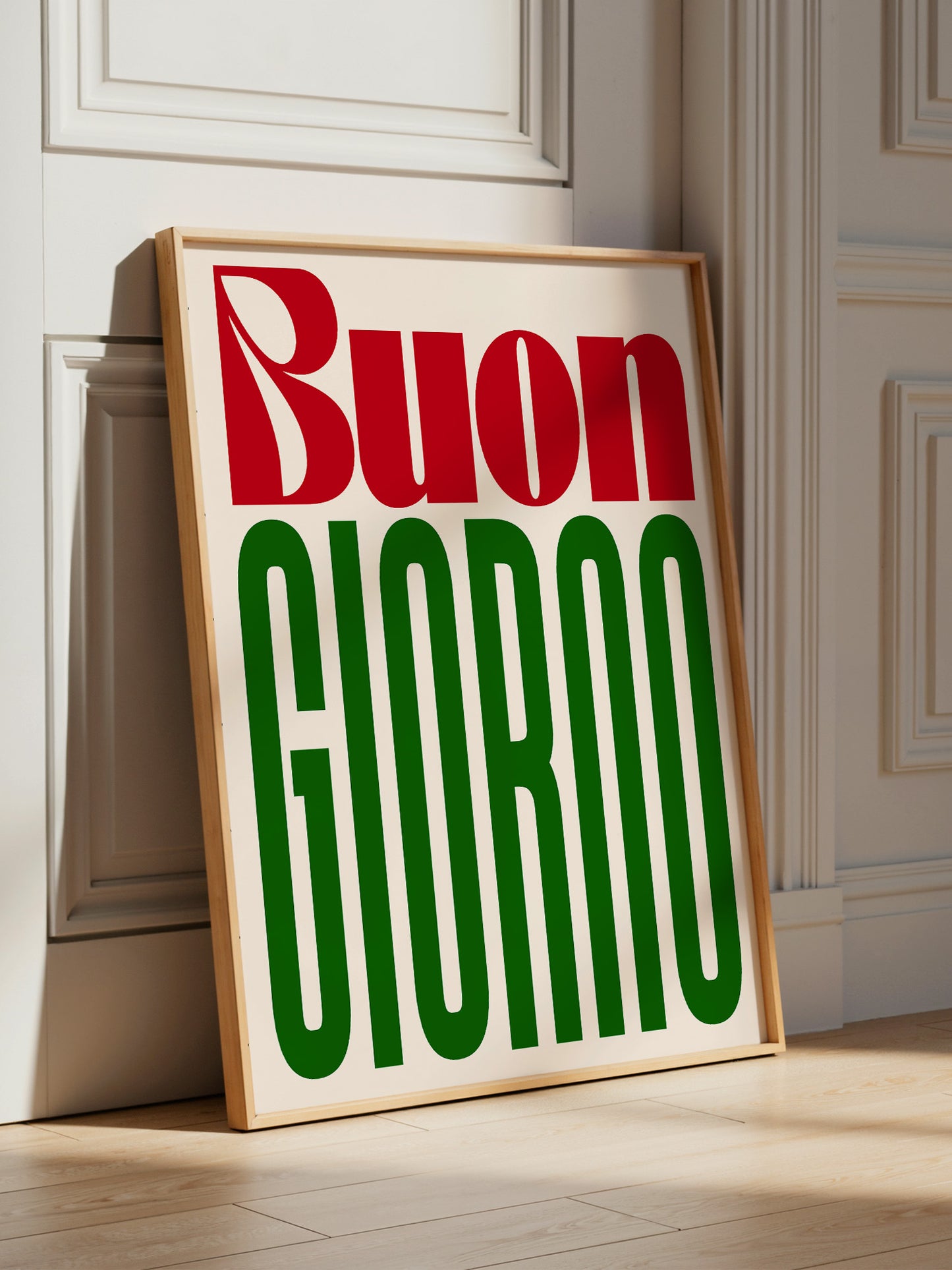 Buongiorno Typography Print