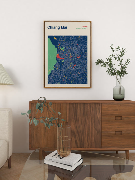 Chiang Mai Map Print