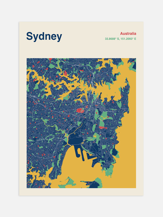 Sydney Map Print