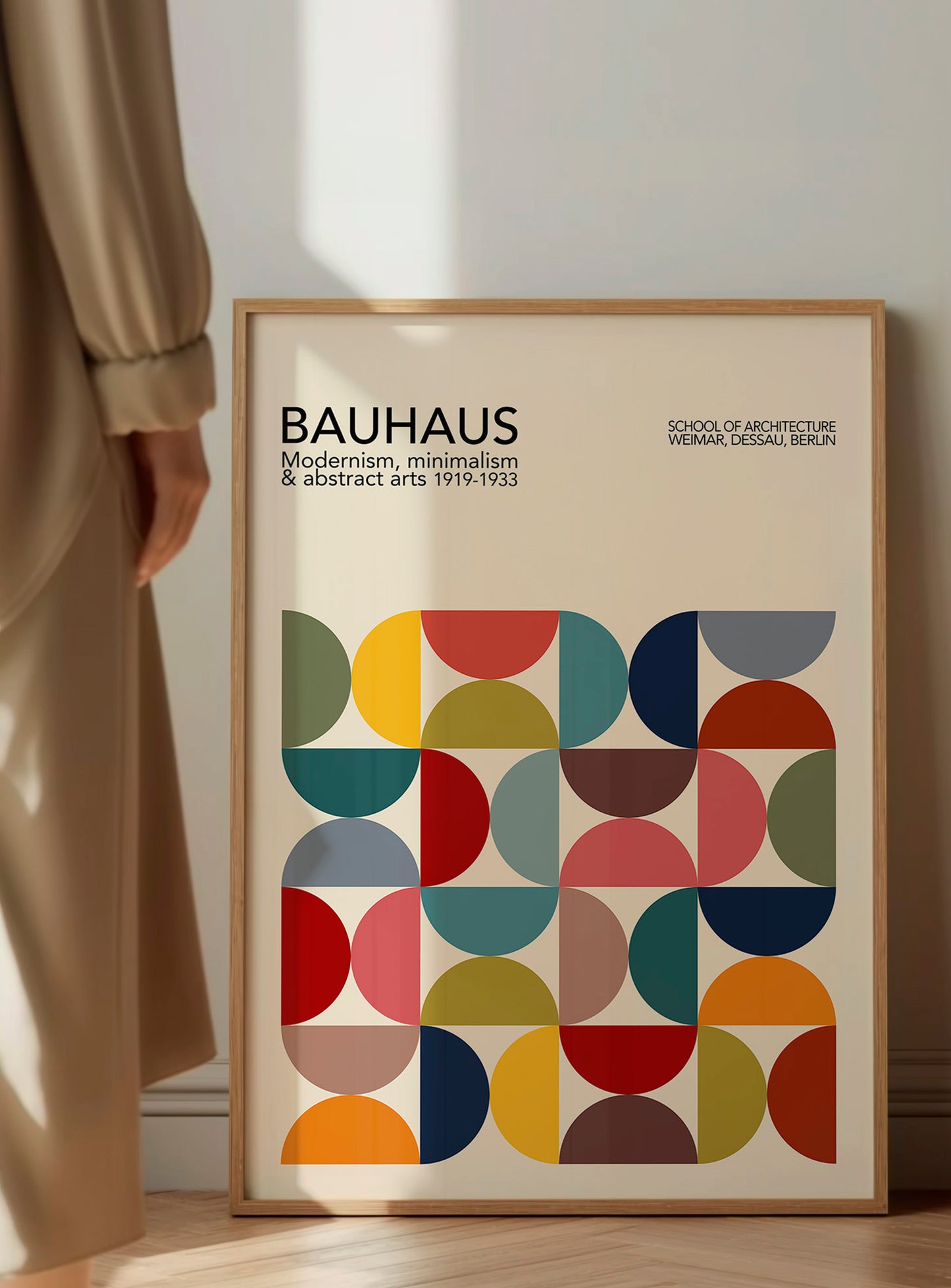Geometric Shapes Bauhaus Poster