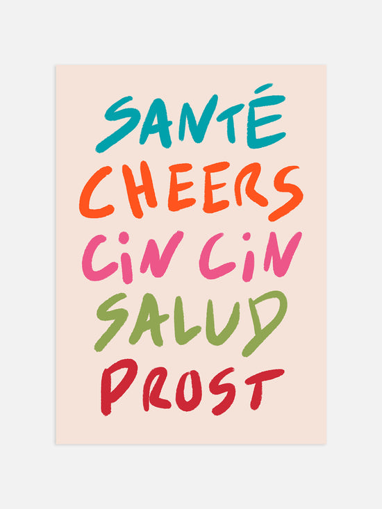 Cheers Art Print