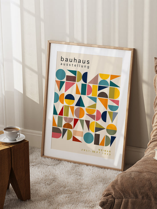 Multicolour Shapes Bauhaus Poster