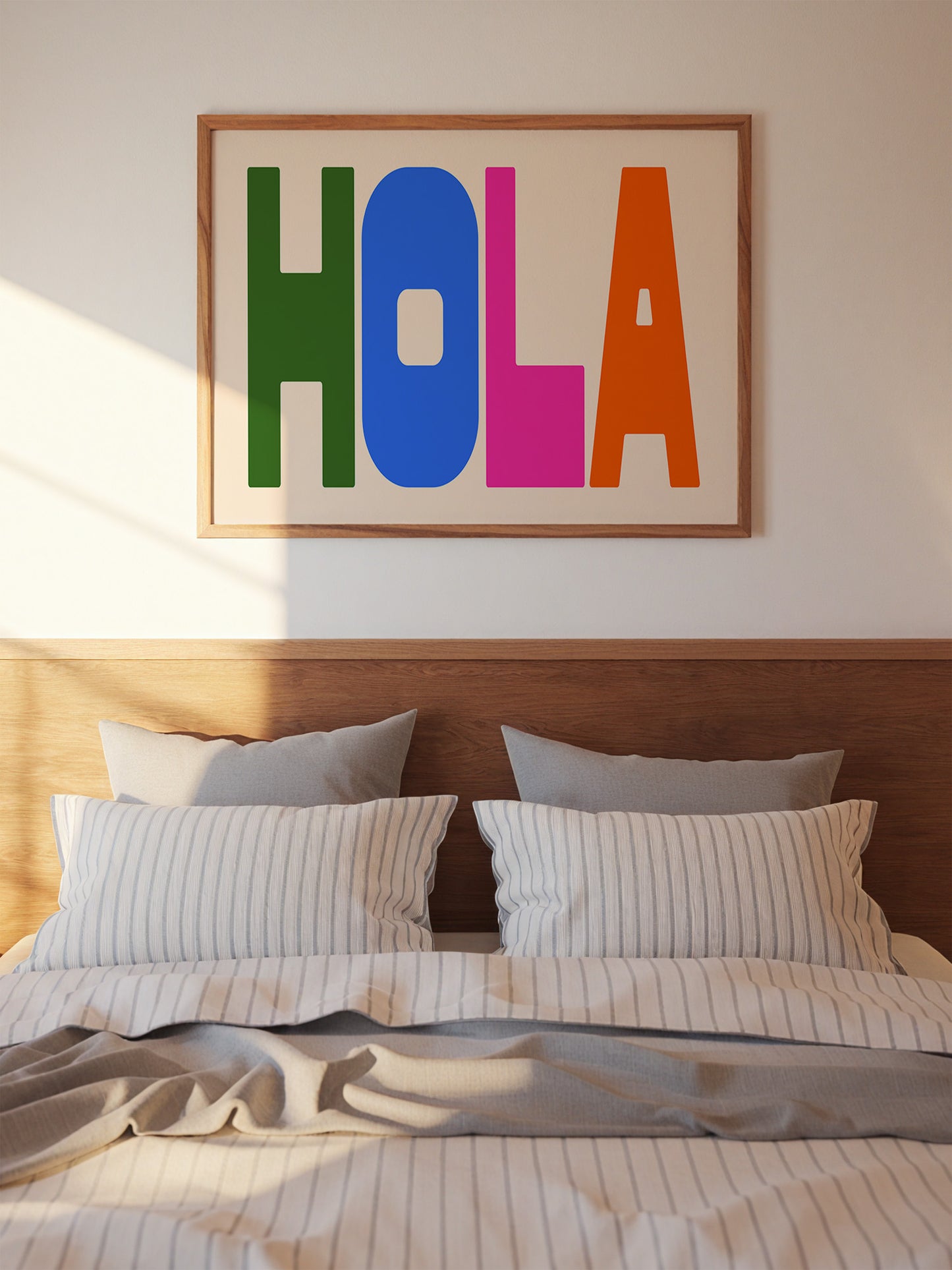 Colourful Hola Print