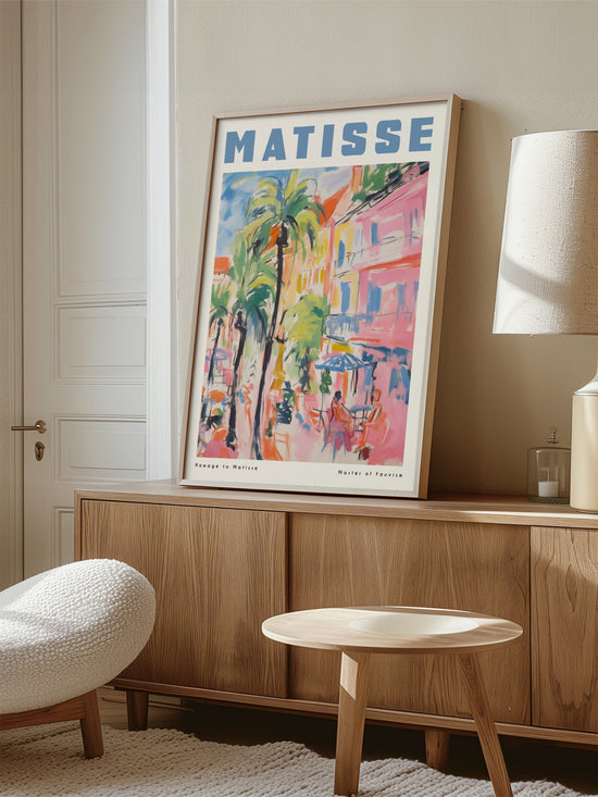 Matisse French Cafe Painting Print