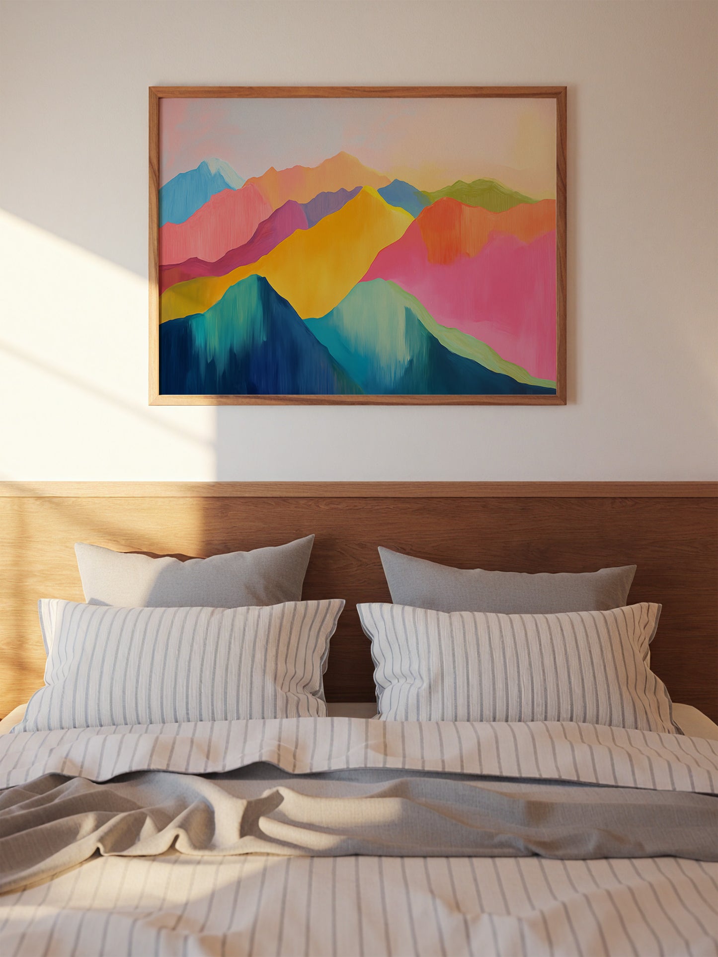 Colourful Mountain Print | Digital Download