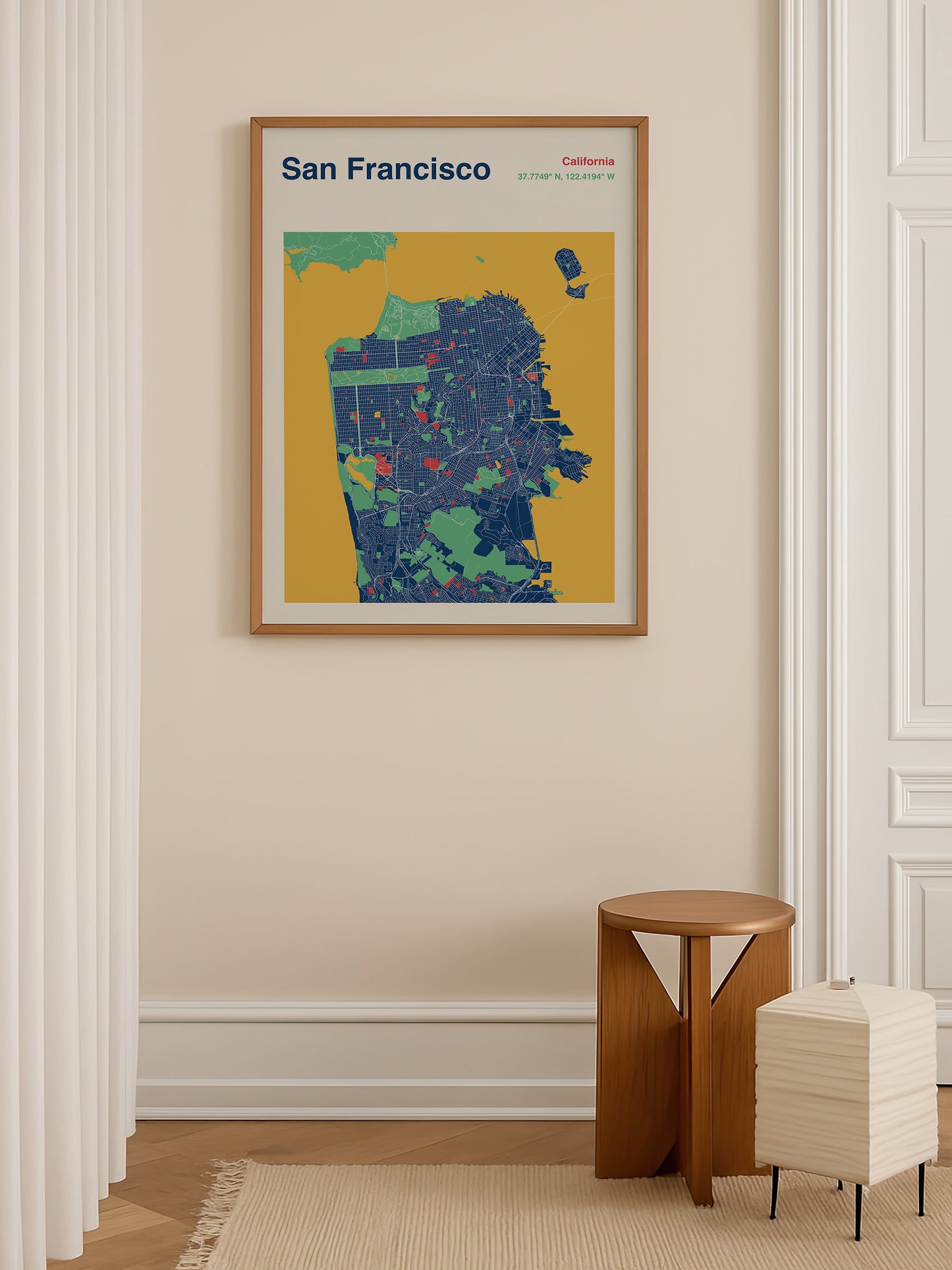 San Francisco Map Print