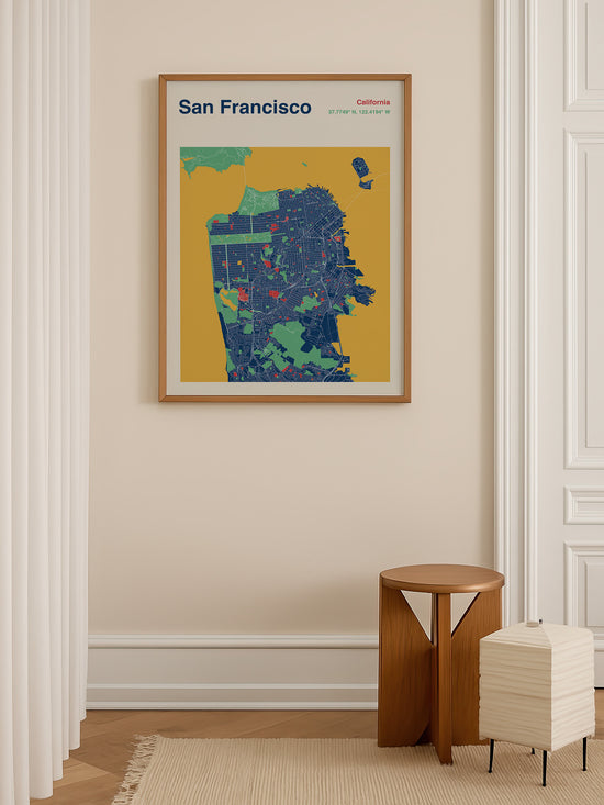 San Francisco Map Print