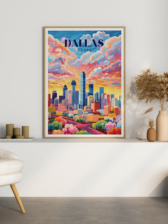 Dallas Travel Poster