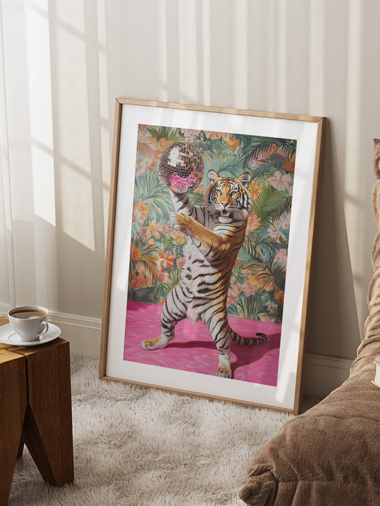 Dancing Tiger Painting | Digital Download