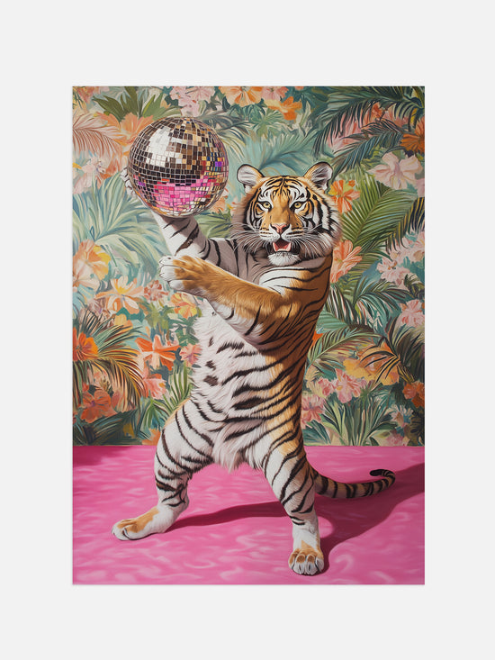 Dancing Tiger Painting | Digital Download