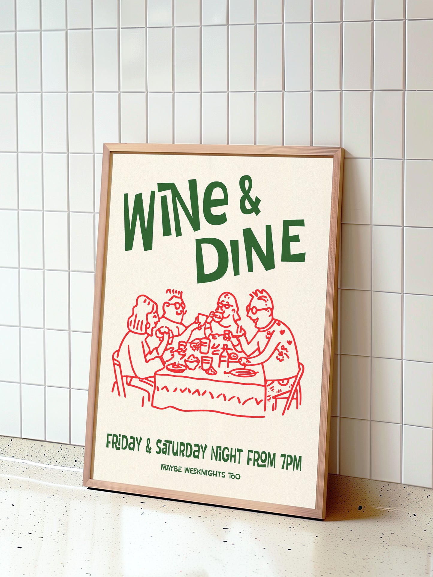 Dinner Party Print | Digital Download