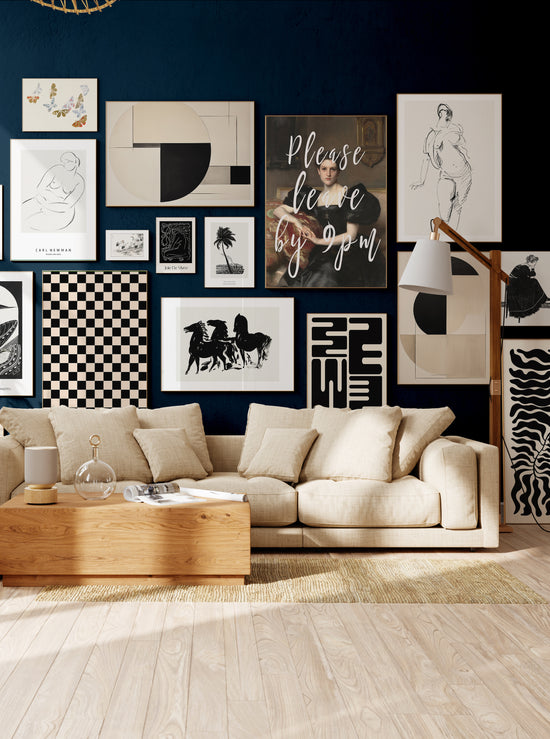 Eclectic Neutral Gallery Wall | Digital Download