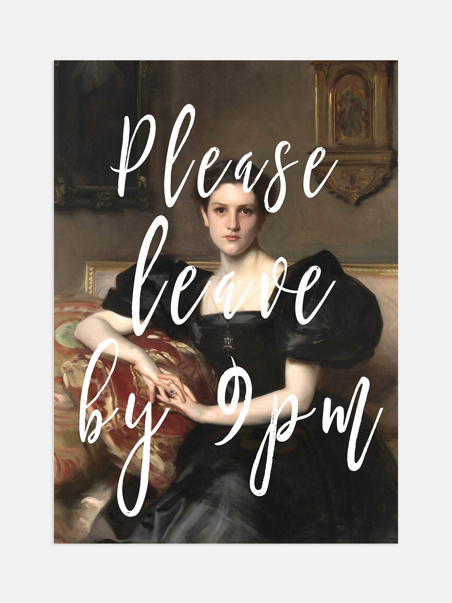 Please Leave By 9pm Poster