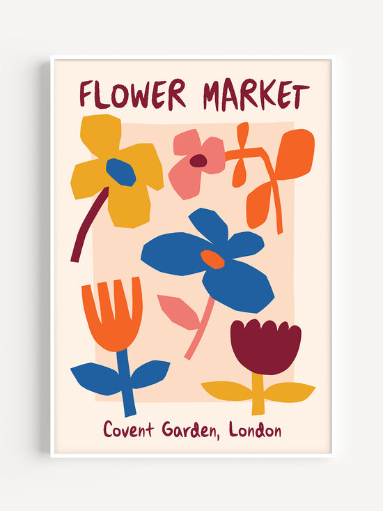 Covent Garden Flower Market Poster