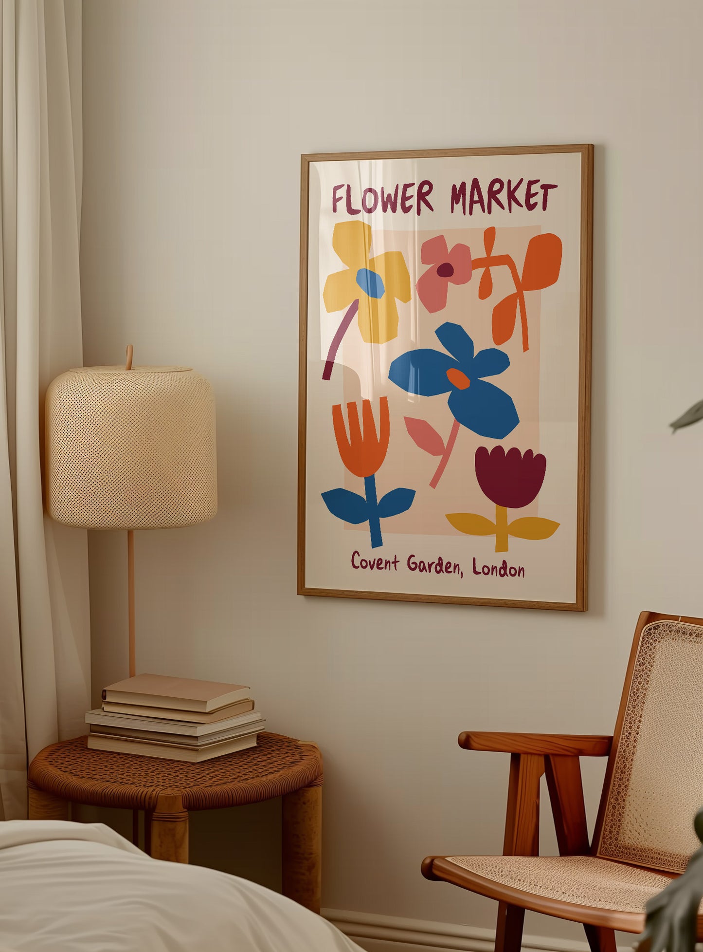 Covent Garden Flower Market Poster