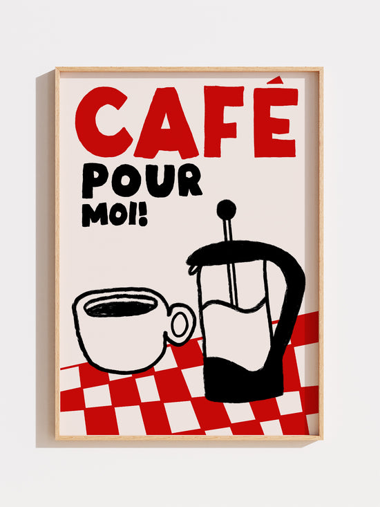 French Cafe Print