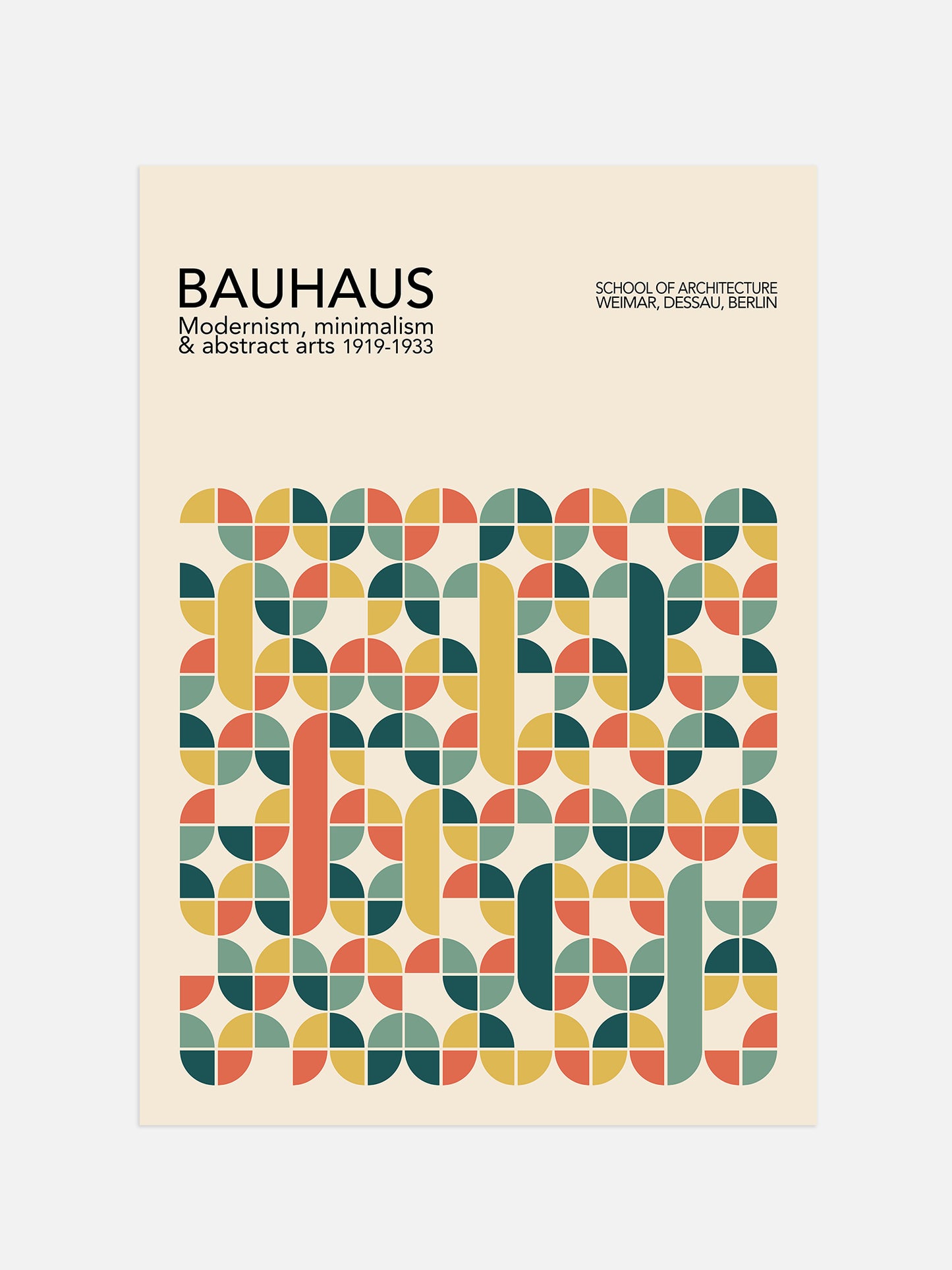 Bauhaus Geometric Pattern | Digital Download