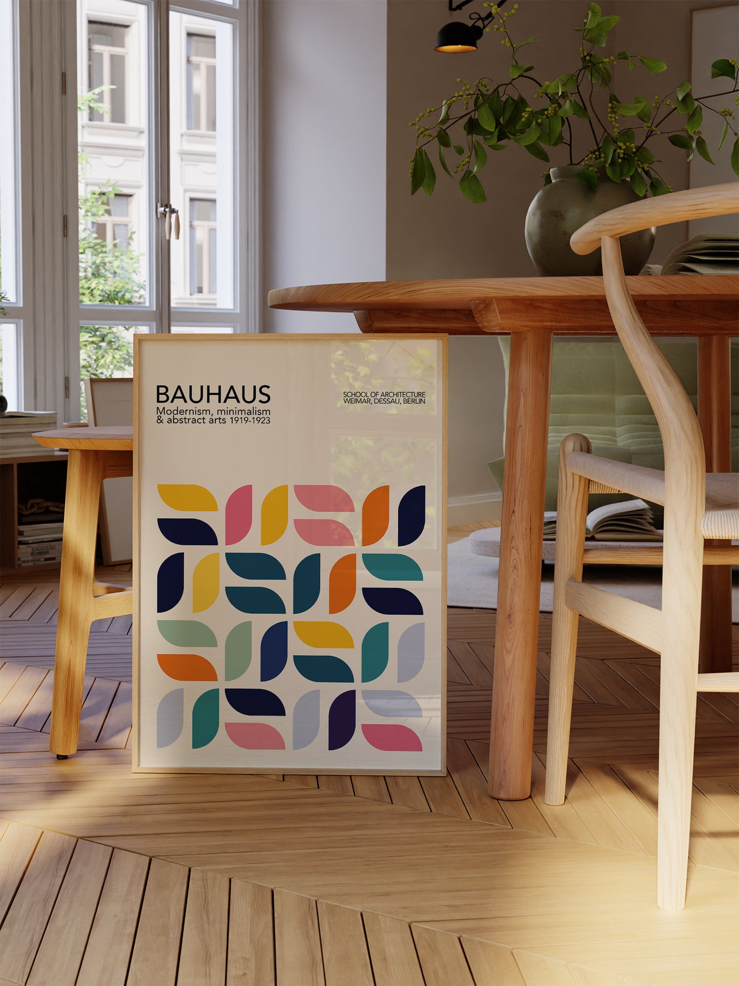 Multicolour Geometry Bauhaus Poster