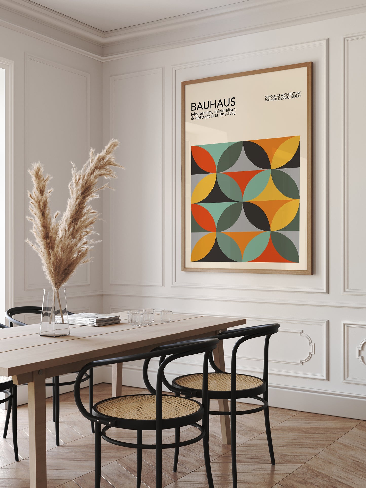 Mid Century Bauhaus Exhibition Poster