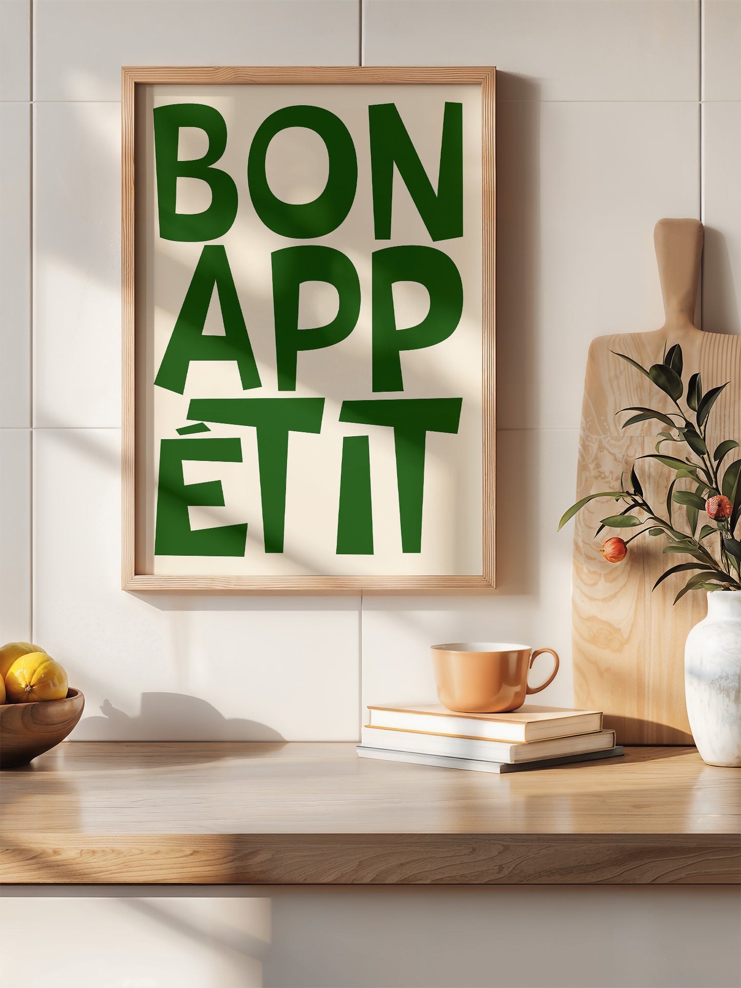 Bon Appetit Print - Black