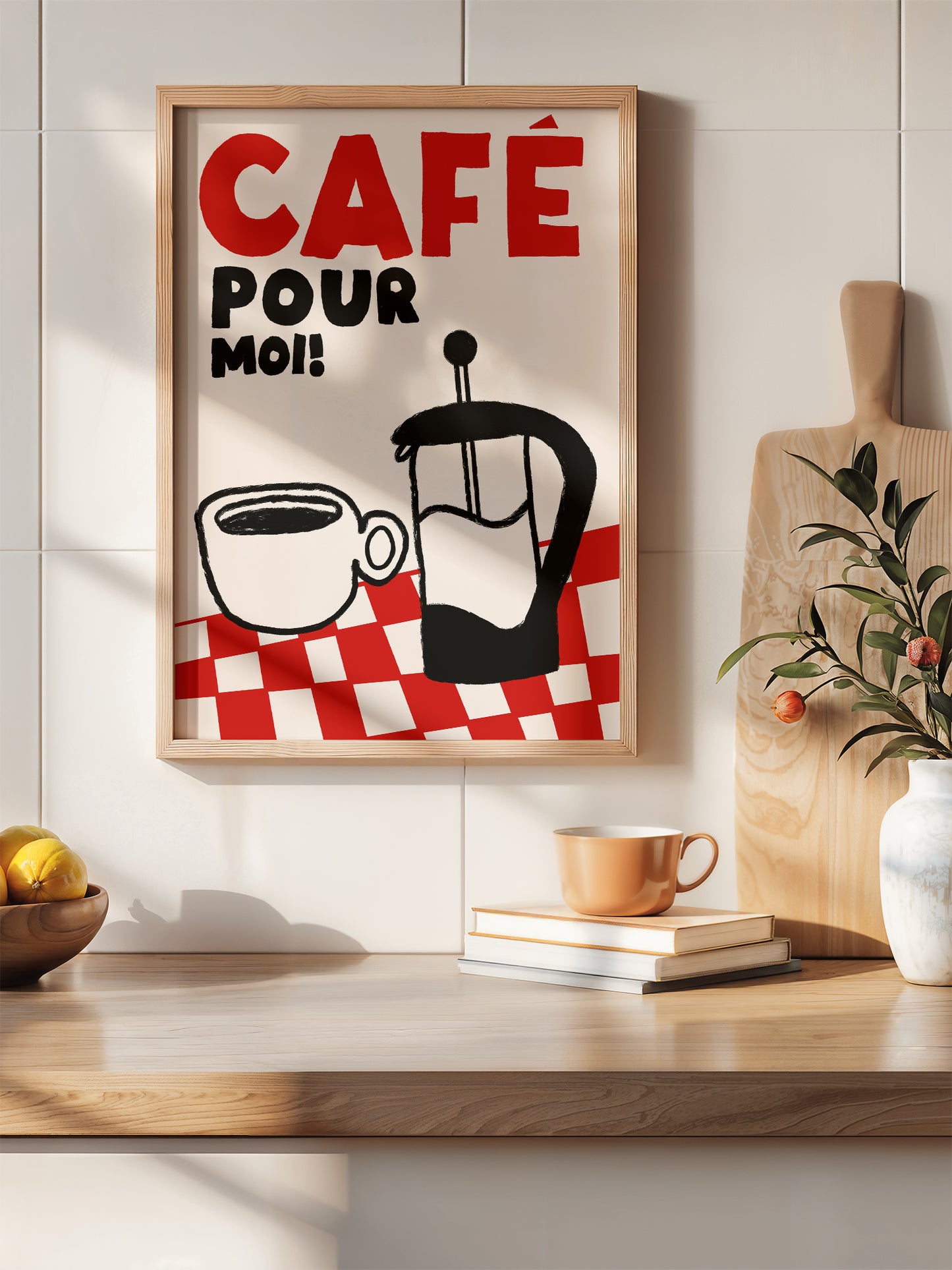 French Cafe Print