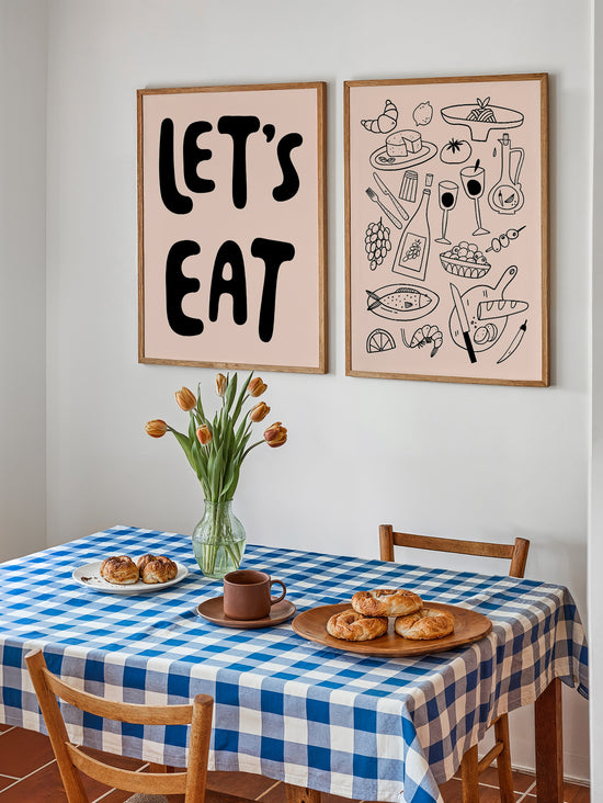 Let's Eat Print Set