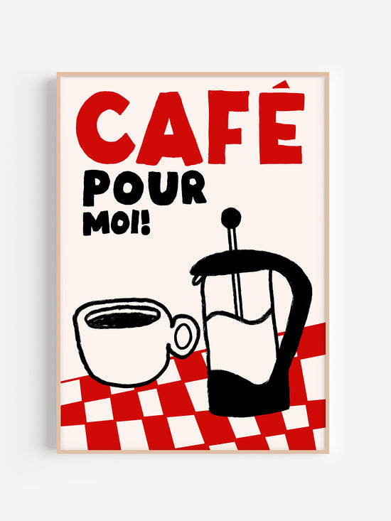 French Cafe Print