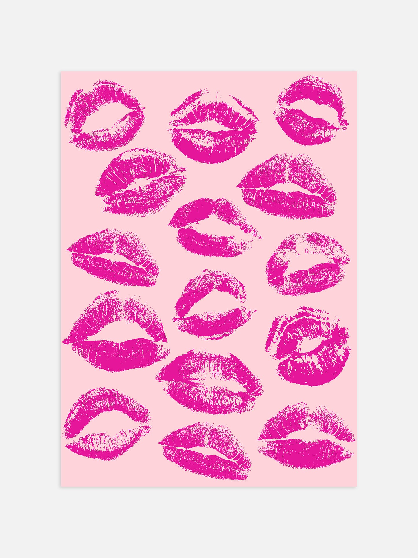 Pink Kisses Print | Digital Download