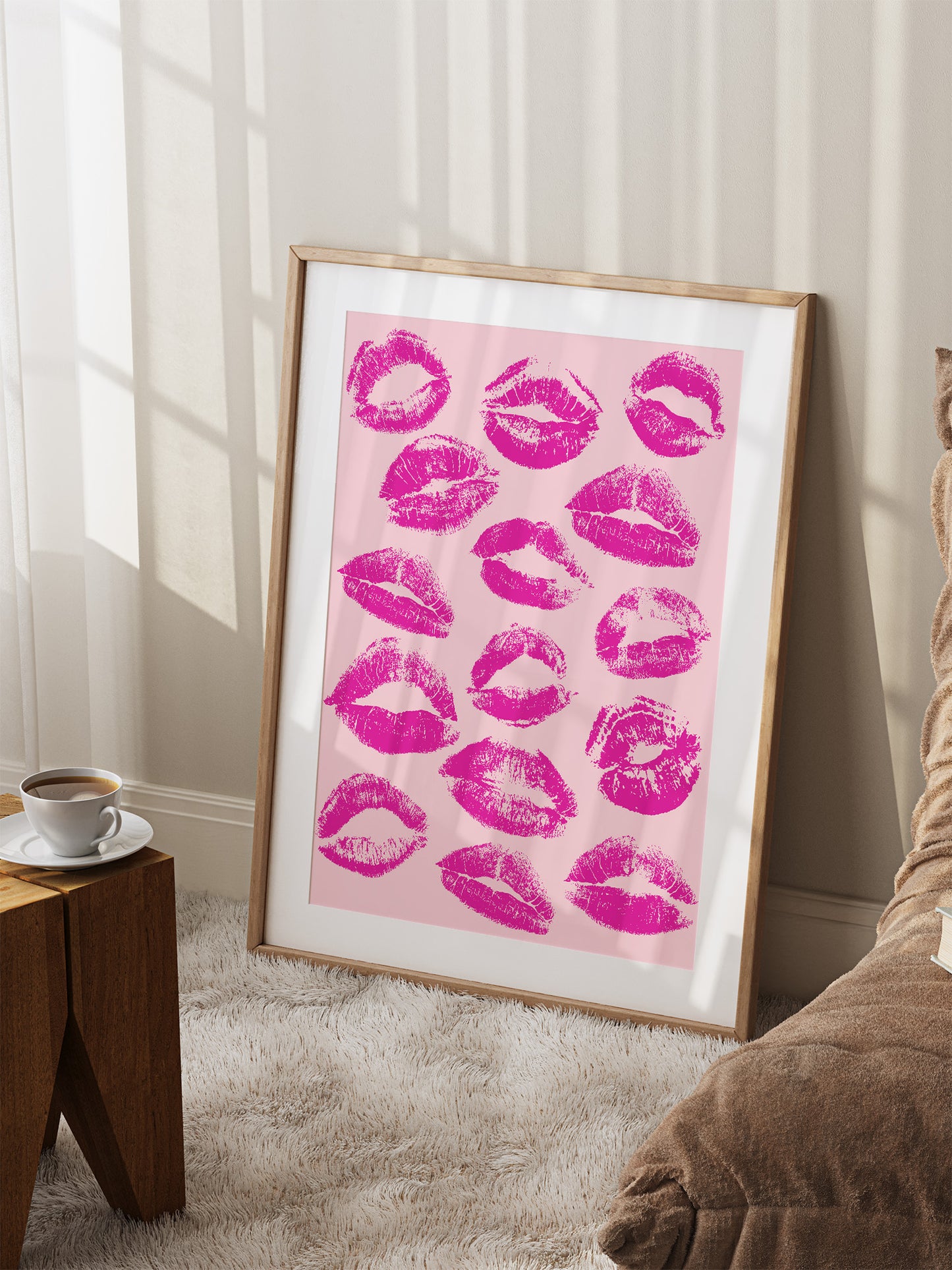 Pink Kisses Print | Digital Download