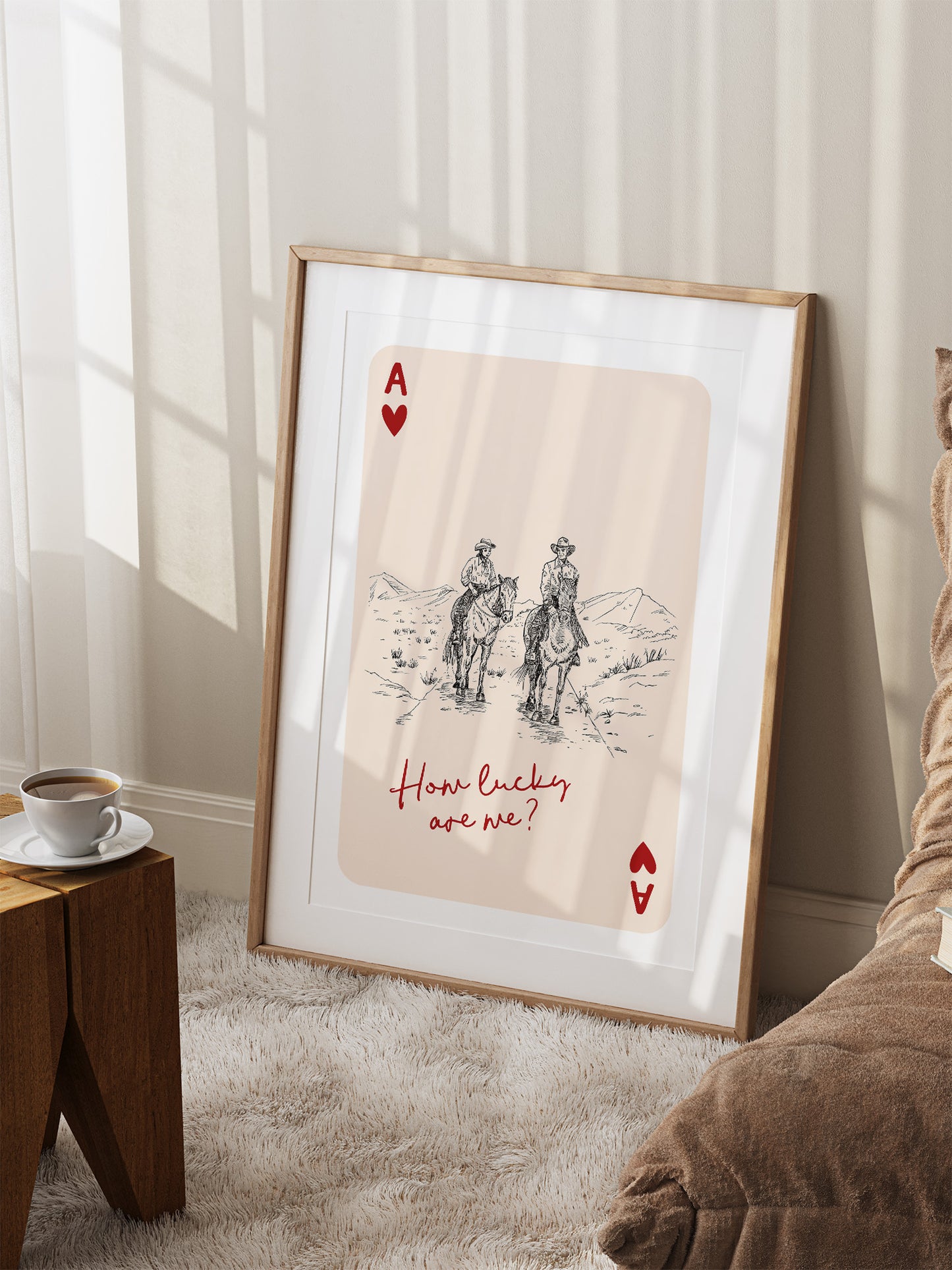 Western Playing Card Print | Digital Download