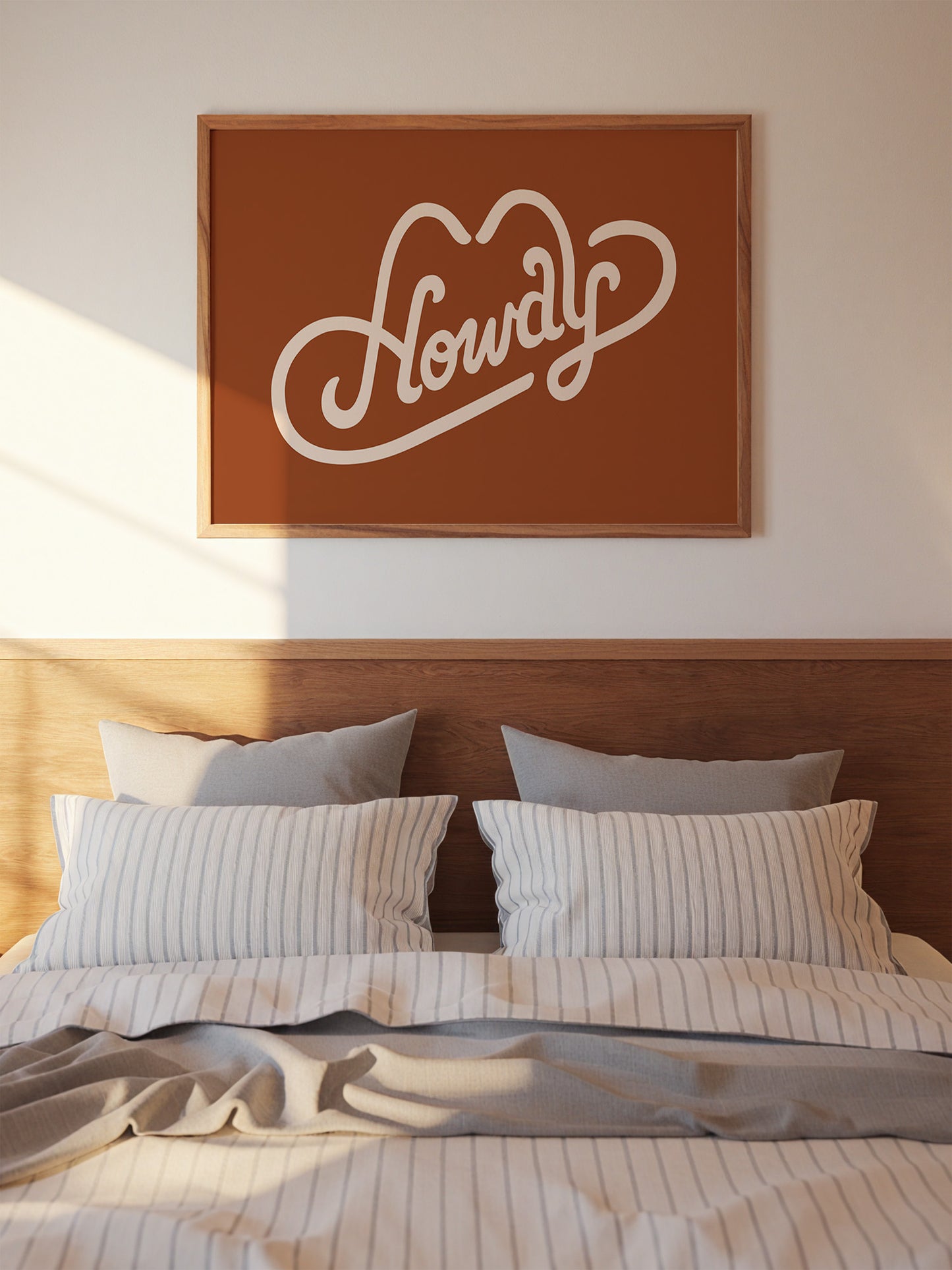 Howdy Typography Poster