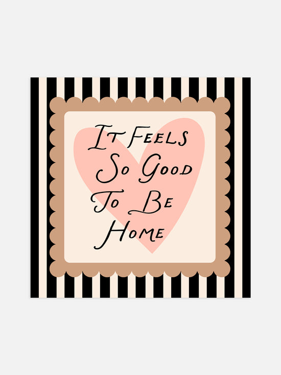 It Feels So Good To Be Home, Black