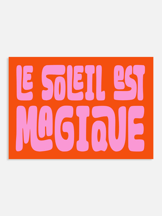 Le Soleil Print - Pink