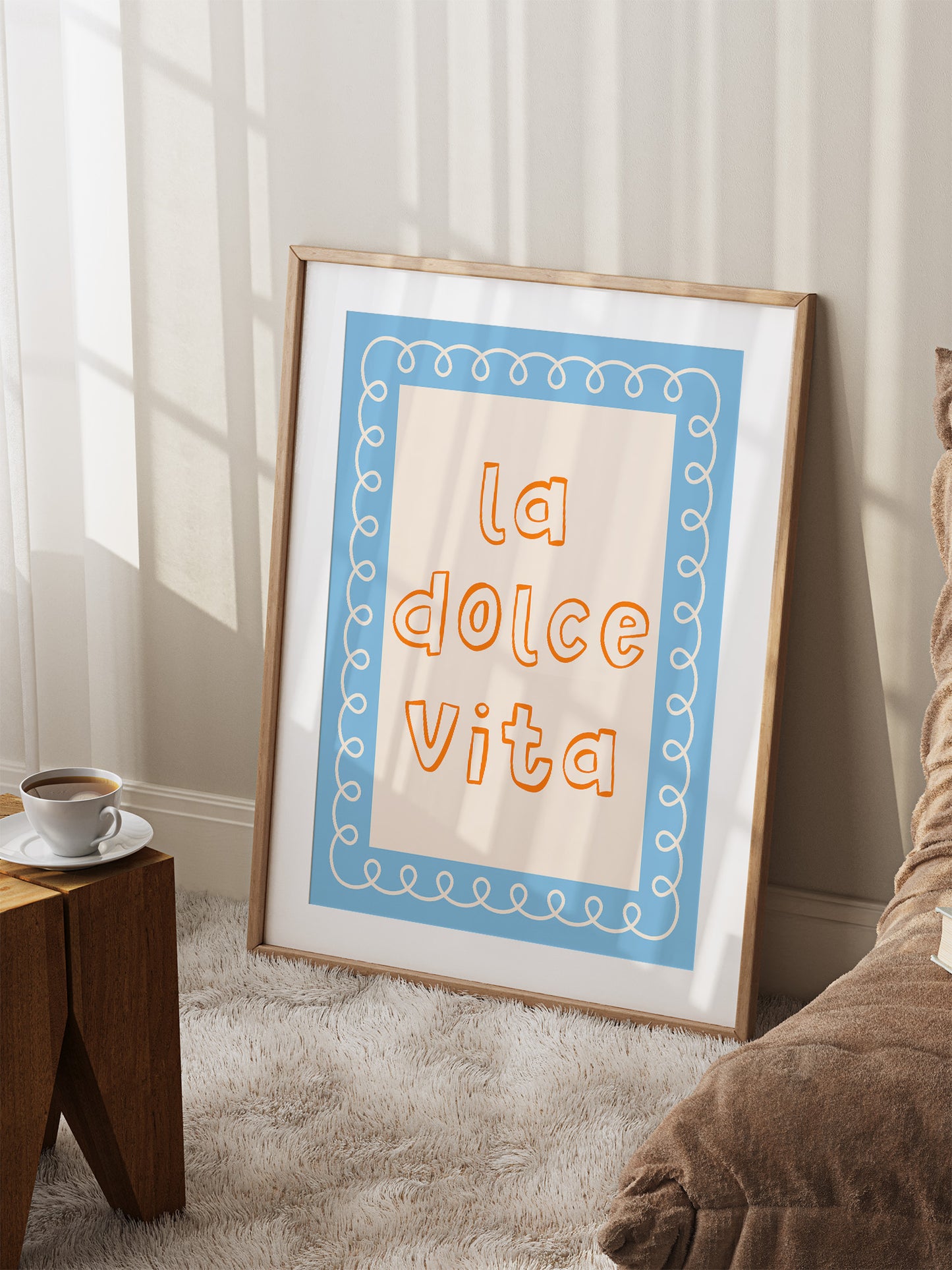 La Dolce Vita, Italian Quote Poster
