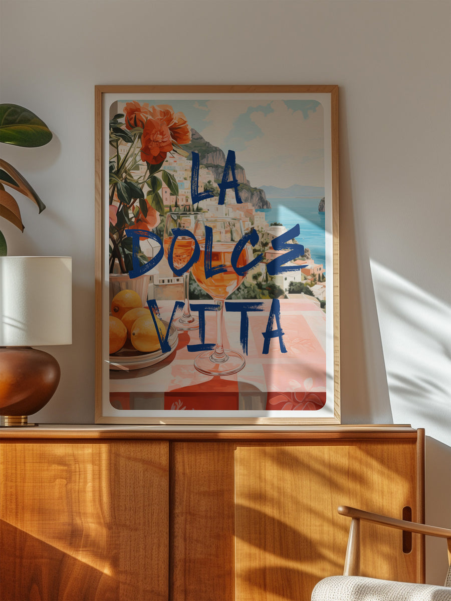 La Dolce Vita Italian Poster Luxe Poster Co