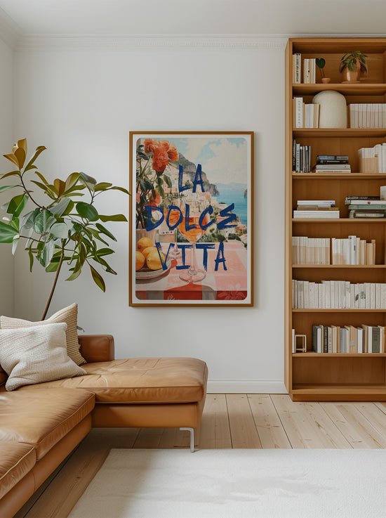 La Dolce Vita Italian Poster