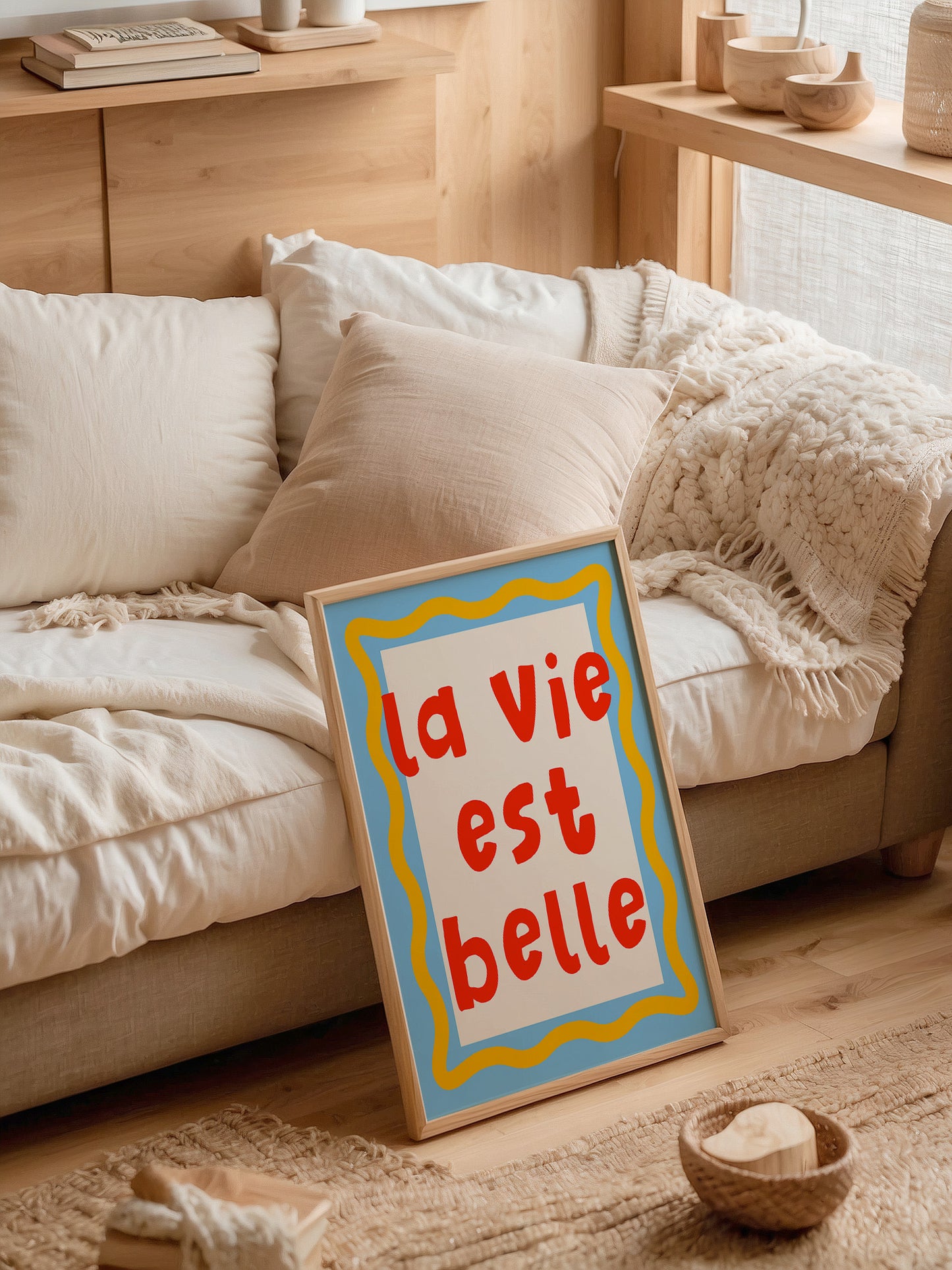 La Vie Est Belle Print