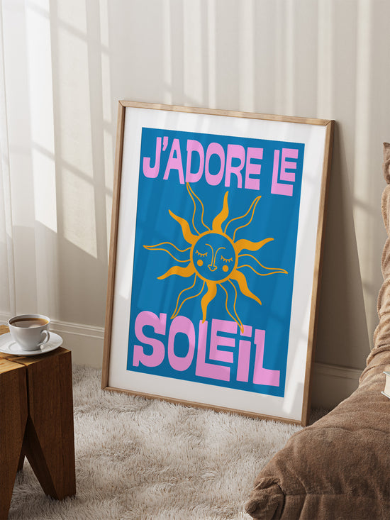 Le Soleil Art Print