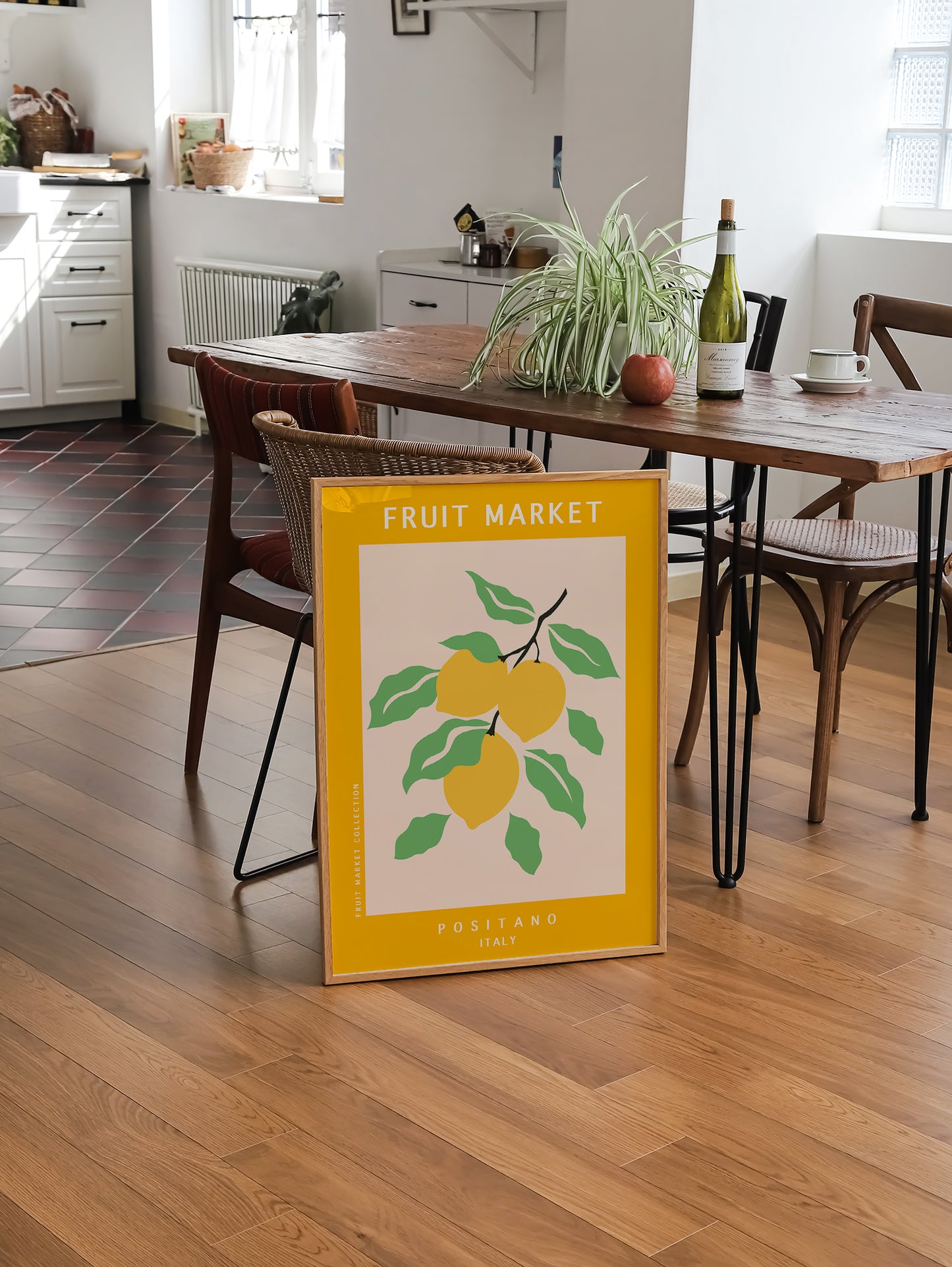 Lemons Fruit Market Poster – Luxe Poster Co