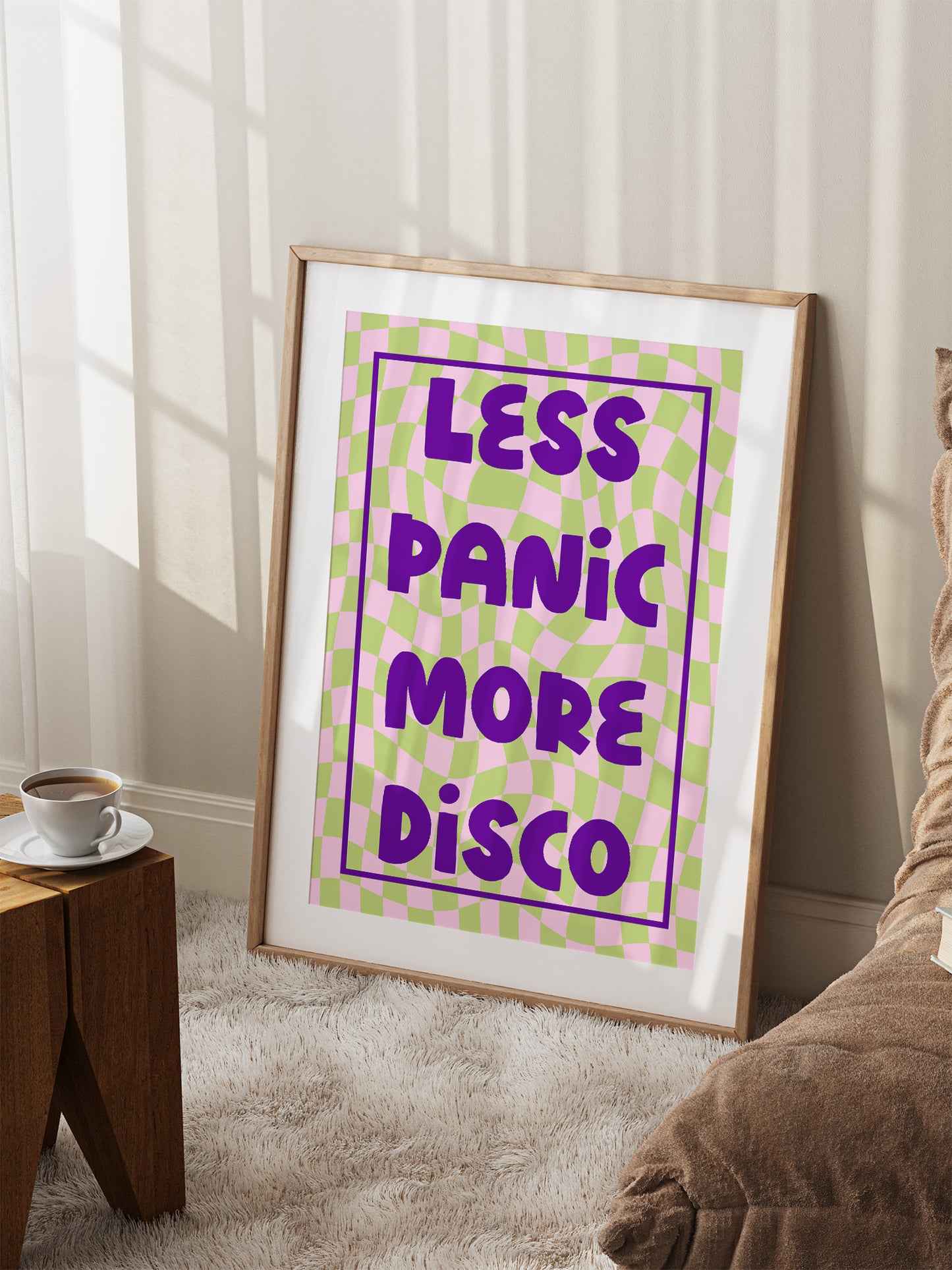 Less Panic More Disco Poster