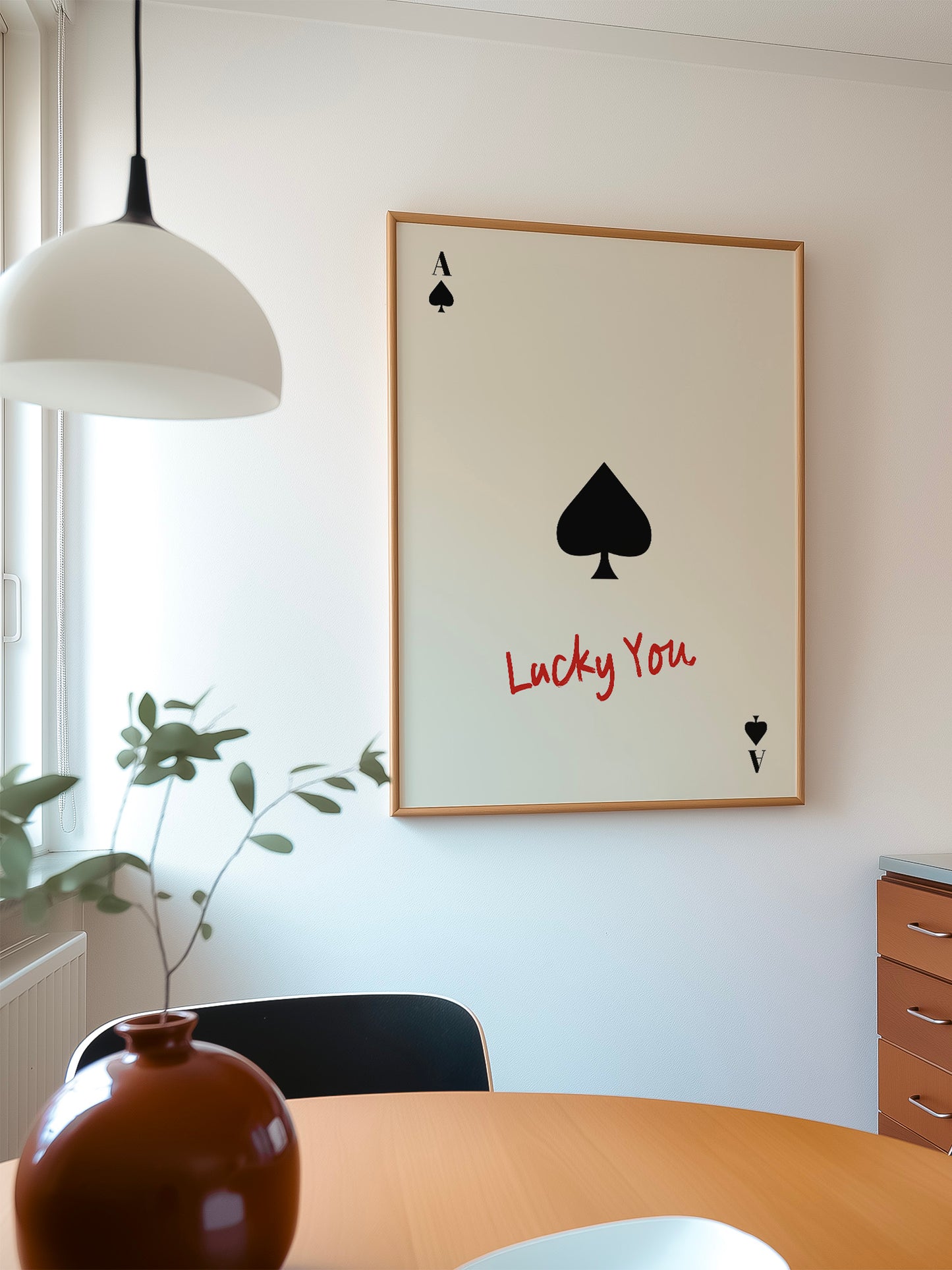 Lucky You Ace Of Spades Print | Digital Download